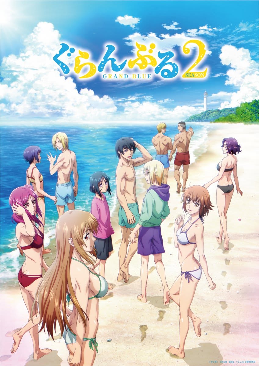 Grand Blue Dreaming anime Sæson 2 illustration og videoer