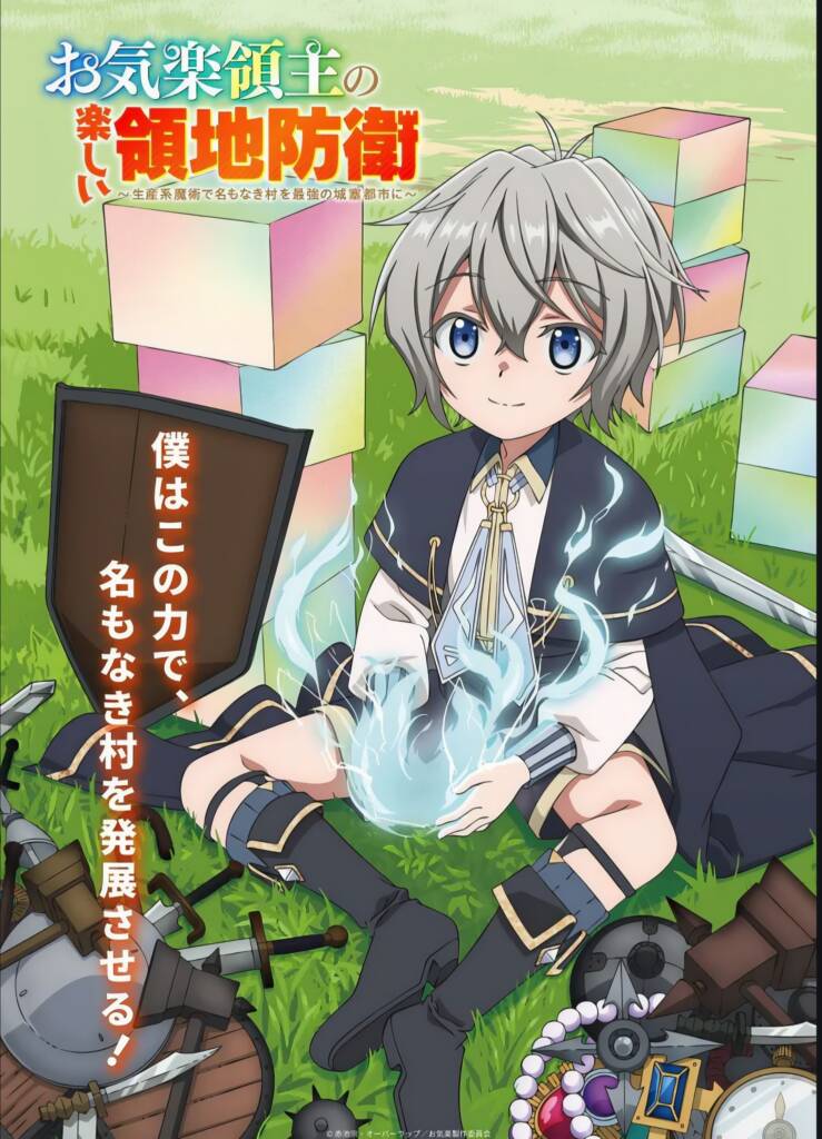 Easygoing Territory Defense by the Optimistic Lord: Production Magic Turns a Nameless Village into the Strongest Fortified City laves til anime