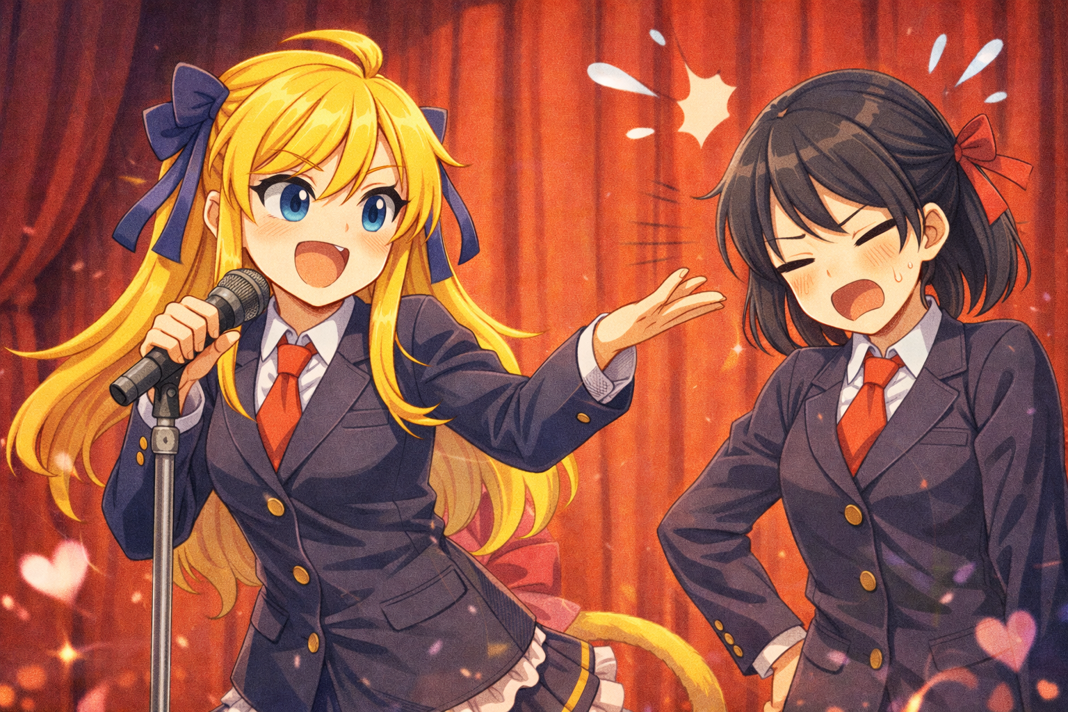 Maskot laver komedie