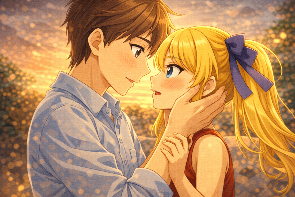 Maskot i romance anime