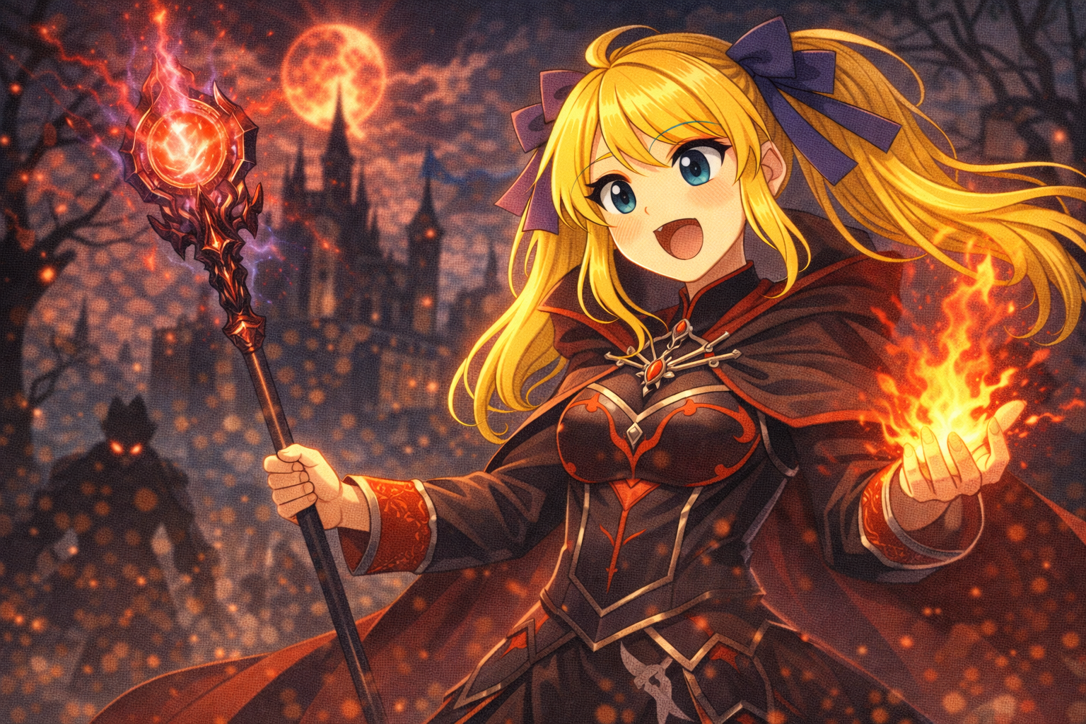 Maskot i dark fantasy tøj