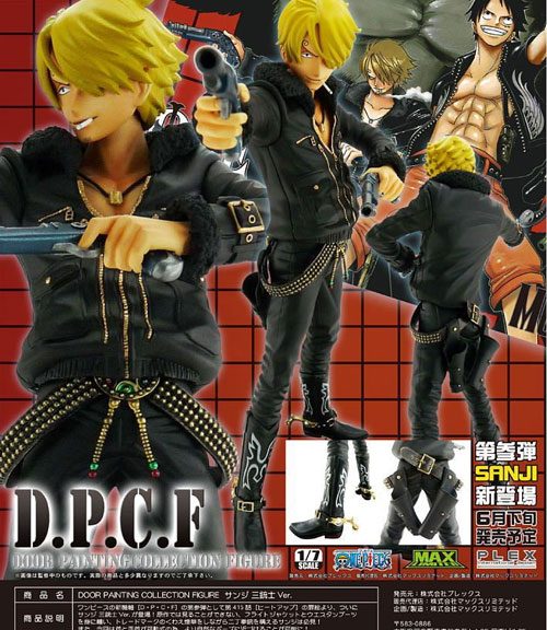 Sanji The Three Musketeers Ver. figur