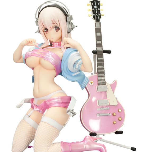 Sexet pink Super Soniko figur