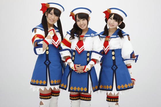 Monster Hunter 3G reklamer med NMB48