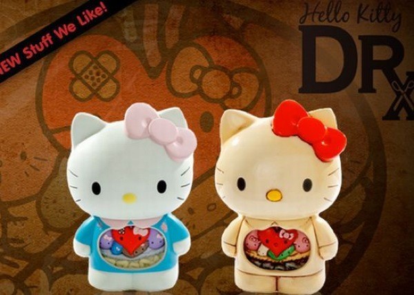 Hello Kitty figur med organer