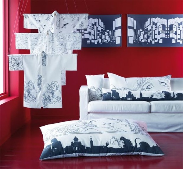 Ikea får manga puder