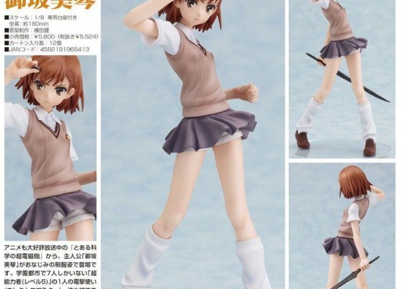 Mikoto fra Toaru Kagaku no Railgun figur kan reserveres