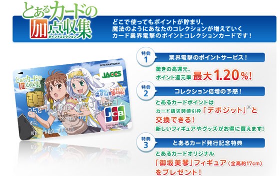 Toaru Majutsu no Index kredit kort