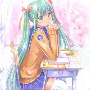 54% af skolepiger kan lide Miku