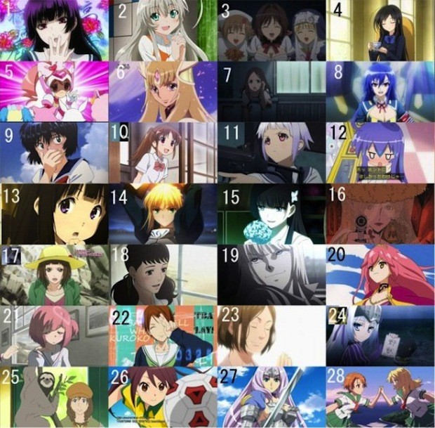 Fans har stemt om yndlings heltinde i forårets anime sæson