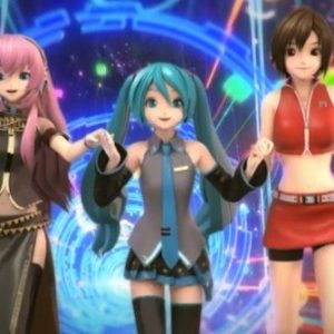 Hatsune Miku -Project DIVA-f butik reklame