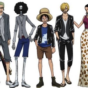 Stråhat piraterne har Armani Exchange tøj på i One Piece Film Z