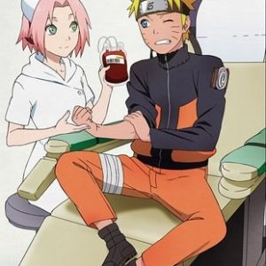 Doner blod i Japan og få Naruto ting