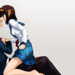 10. Haruhi Suzumiya × Kyon - The Melancholy of Haruhi Suzumiya