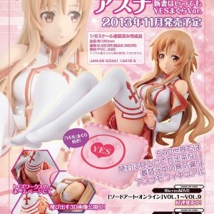 Asuna liggende mod pude [Sword Art Online]