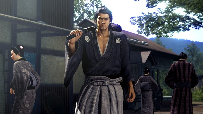 Screenshots fra "Ryu ga Gotoku: Ishin"