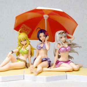 Beach Queens Miki & Azusa & Takane med parasol