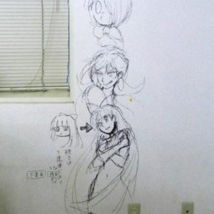 Billede fra studio Gainax gamle kontorer