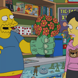Comic Book Guy fra “Simpsons” gifter sig med en mangaka