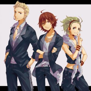 "Idolmaster SideM" mandligt idol spil