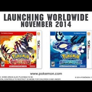 Der kommer Pokémon Ruby og Sapphire remakes til november 2014