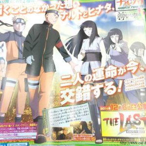 Nyt The Last -Naruto the Movie- anime nøgle billede med Naruto og Hinata