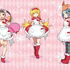 Hello Kitty x Monogatari cafe