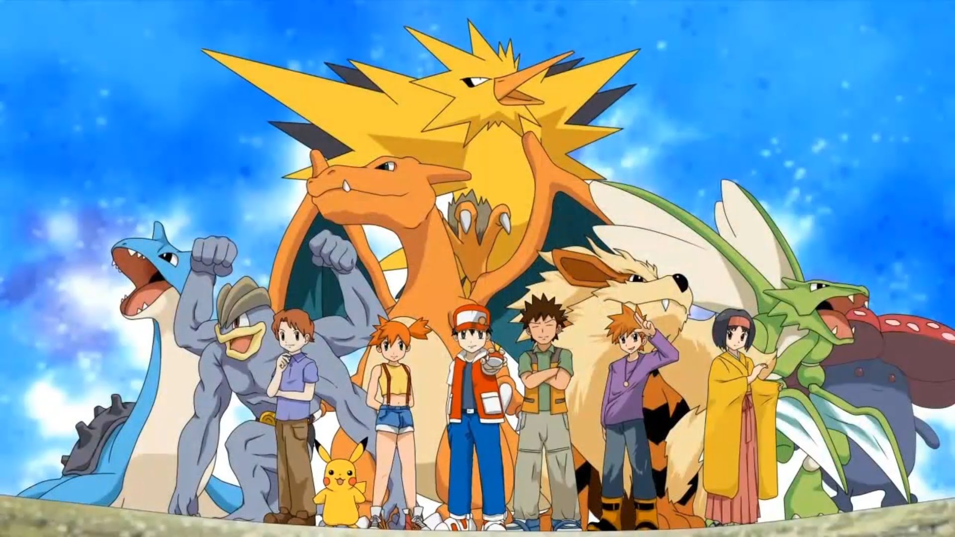 Digimon åbnings sangen med Pokémon