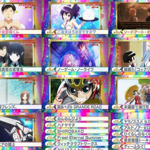 AT-Xs top 20 anime i 2014