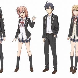 Oregairu anime anden sæson character designs