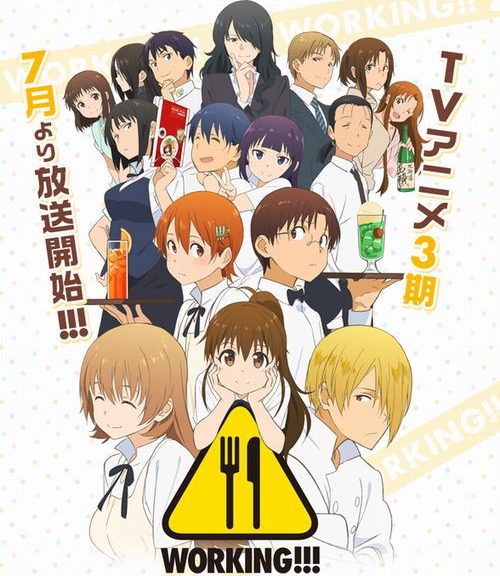 Working!! sæson 3 anime til sommer 2015