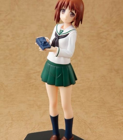 Miho Nishizumi med Panzerkampfwagen IV Variant D [Girls und Panzer]