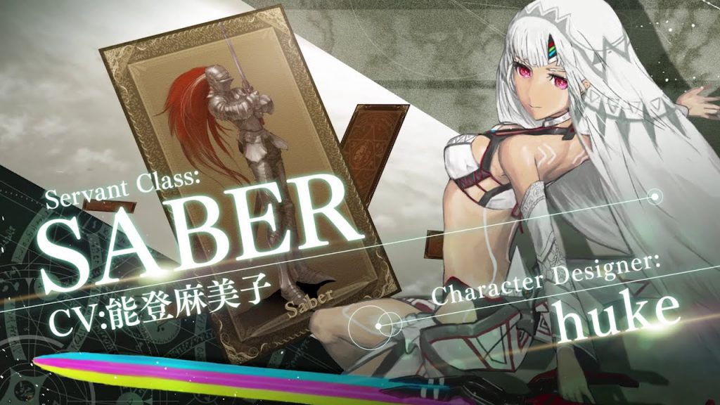 Ny Saber i Fate/Grand Order