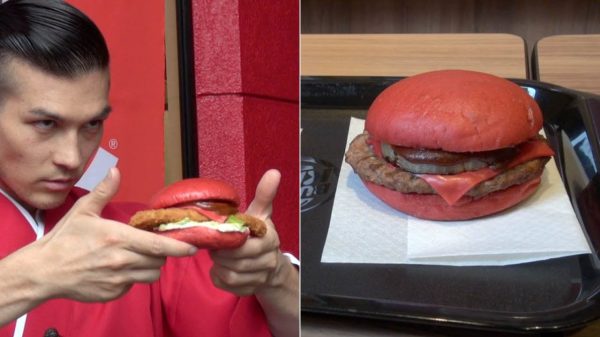 Burger King Japan har nu røde burgere