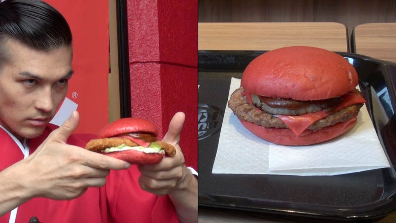 Burger King Japan har nu røde burgere
