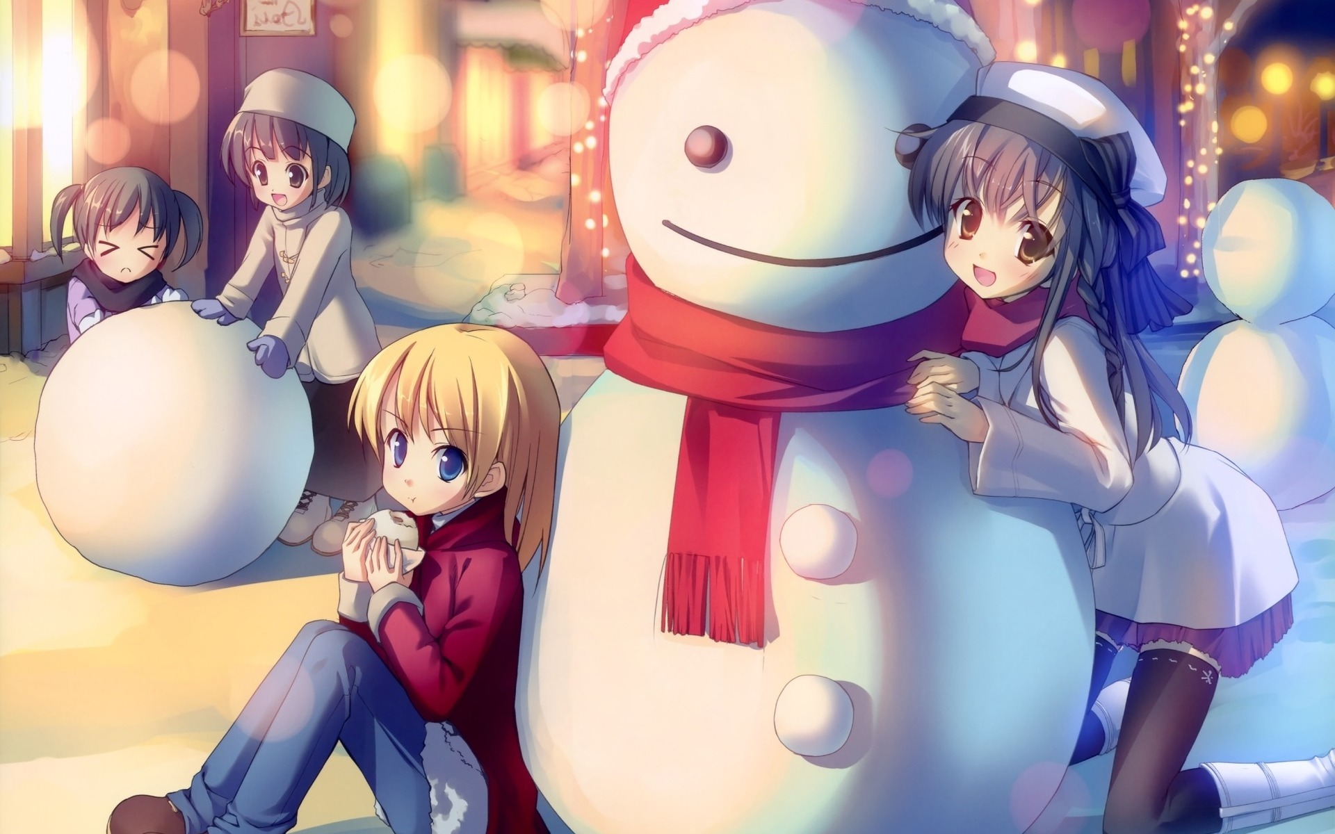 Hvilken anime person ville du gerne bygge en snemand med?