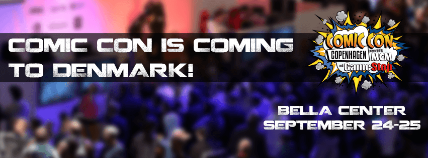Comic Con Copenhagen til sidst i september