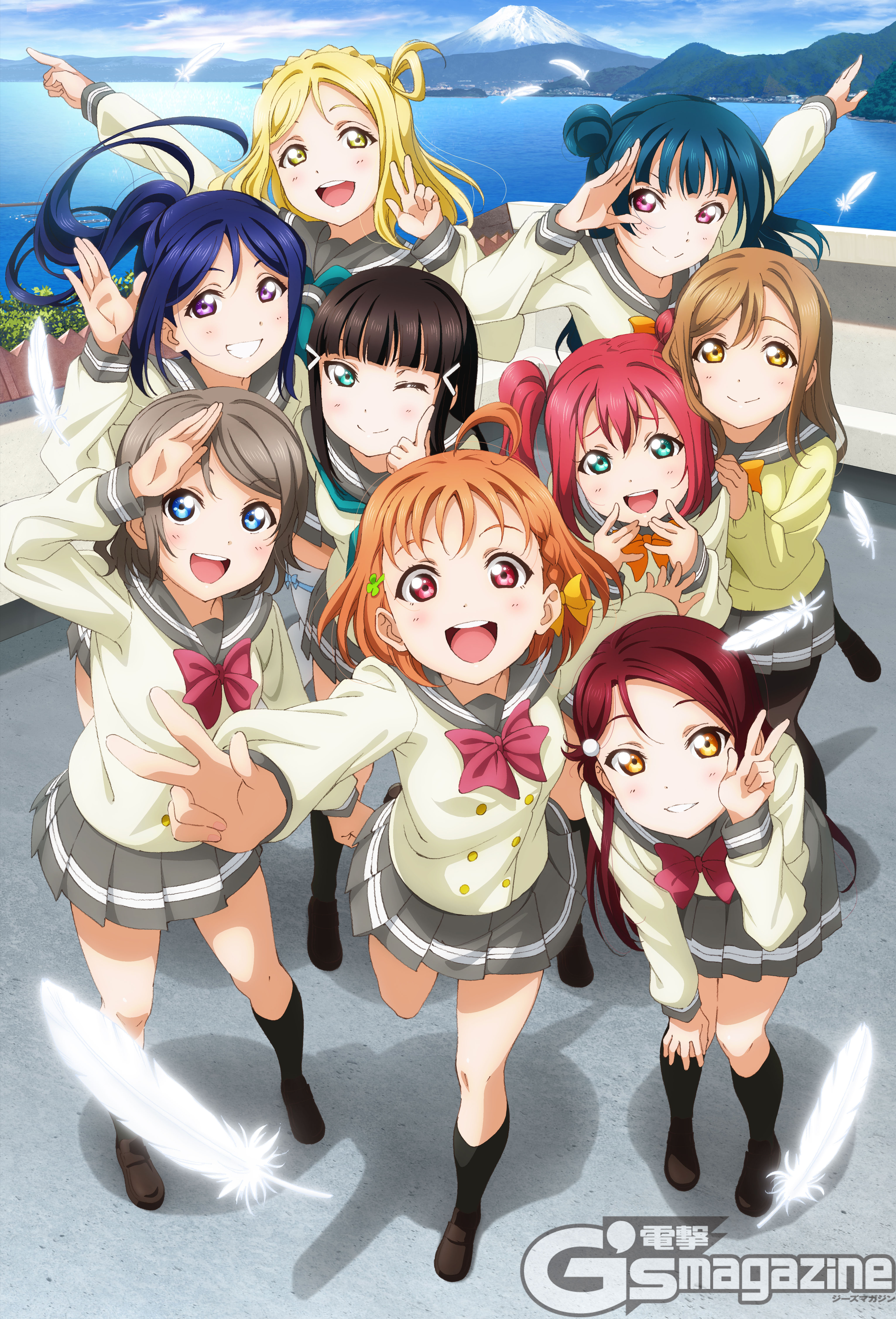 Love Live! Sunshine!! Aqours intro video og billeder