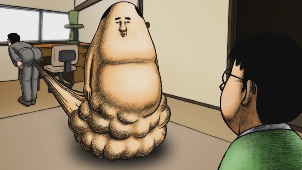 Onara Goro anime om menneskelige prutter