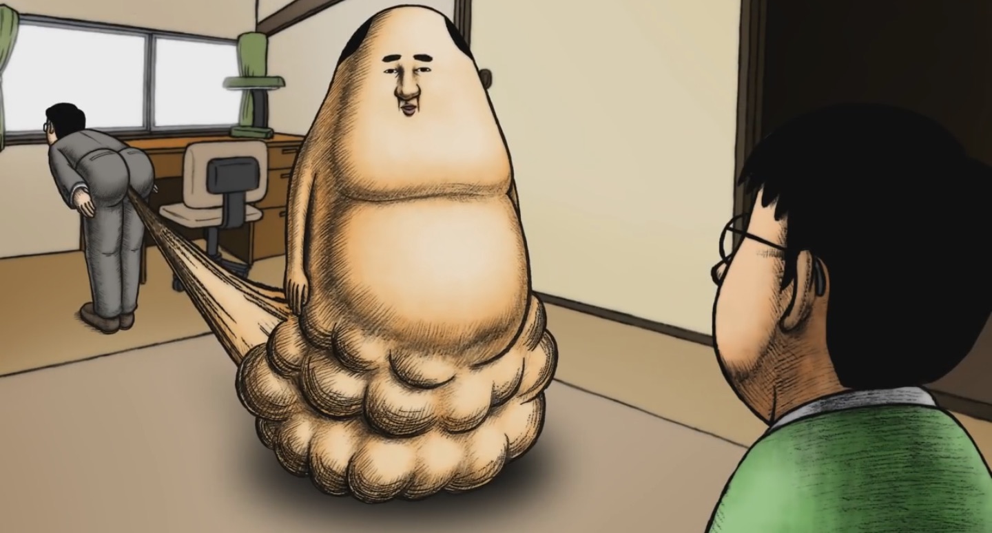 Onara Goro anime om menneskelige prutter