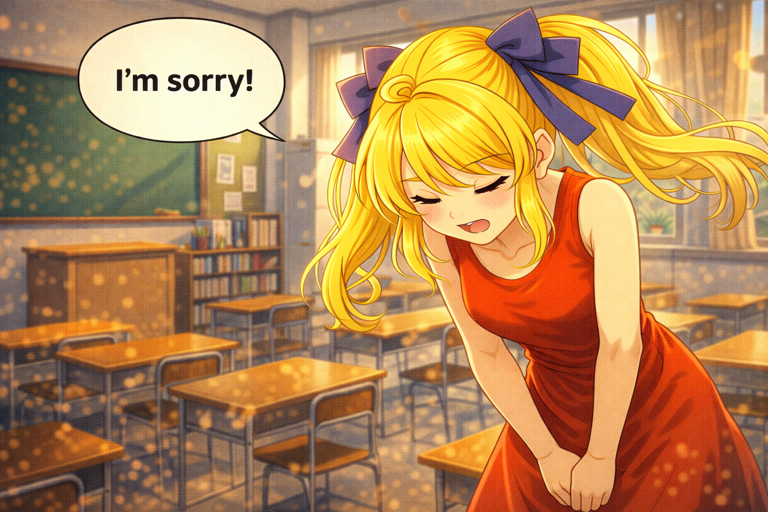 Maskot siger undskyld