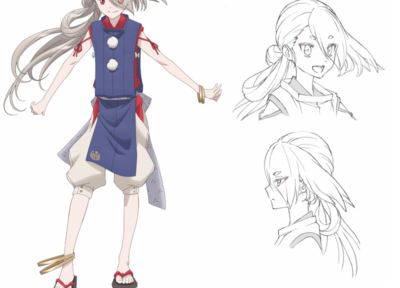 Touken Ranbu Hanamaru anime designs