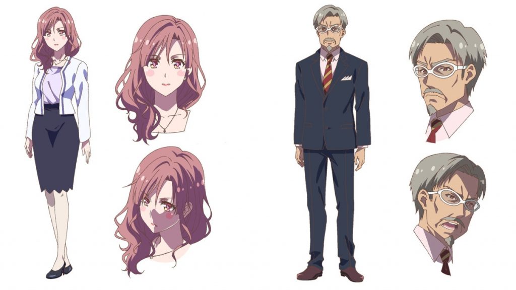 Idol Memories TV anime roller og designs