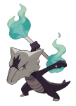 Pokemon Sun & Moon - Alolan Marowak (Fire/Ghost )