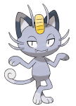 Pokemon Sun & Moon - Alolan Meowth (Dark)