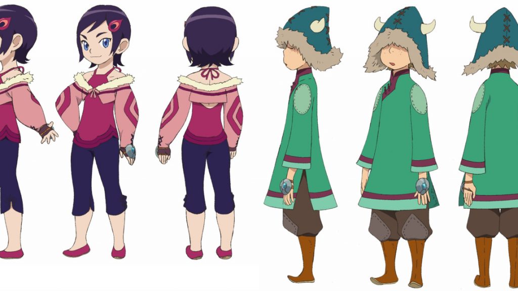 Monster Hunter Stories Ride On TV anime flere roller og character designs