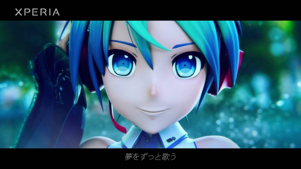 Sony Xperia “VOICES tilt-six Remix feat. Hatsune Miku” musikvideo