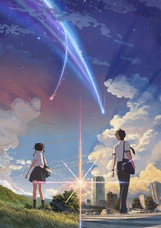 Makoto Shinkais 'your name.' anime film i top med 1,28 milliarder yen på 3 dage