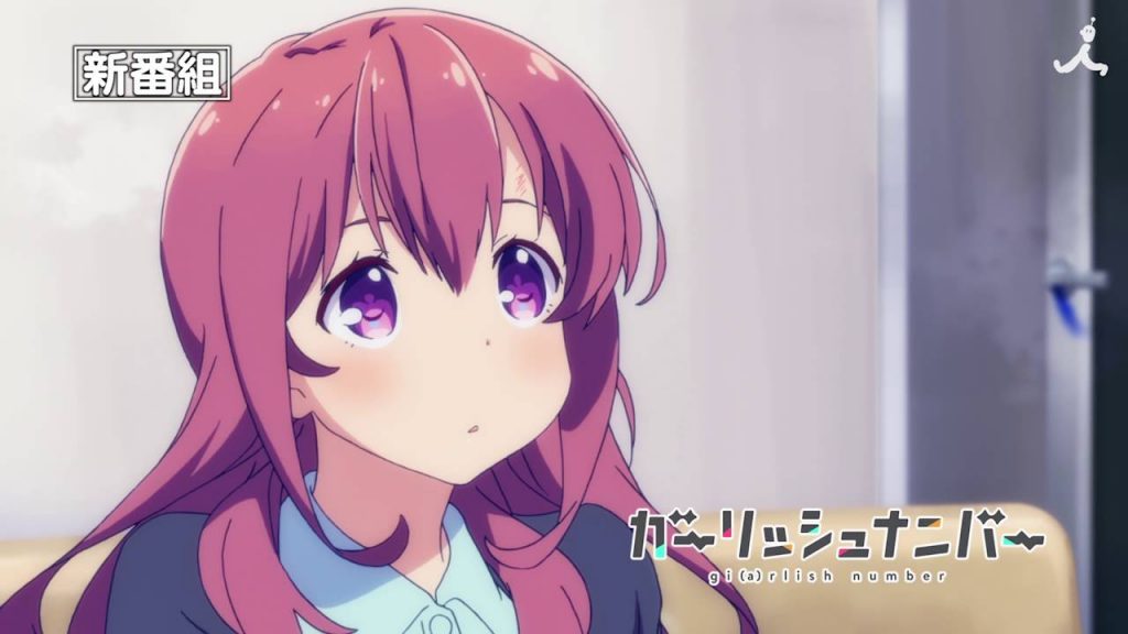 Girlish Number TV anime trailer mere