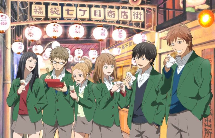 Orange anime film billede